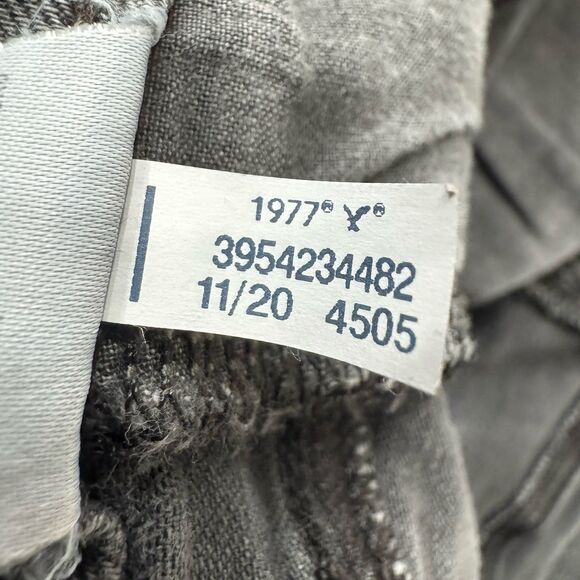 American Eagle Skinny Jeans Mens 36x30 Measures 37x27.5 Gray Distressed Stretch - Picture 6 of 11